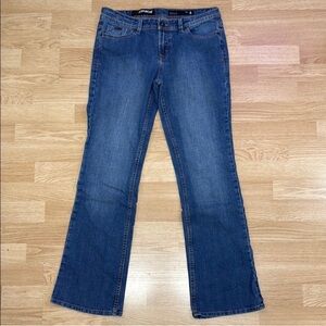Jordache Size 6 Blue Bootcut Jeans Mid Rise Stretch Classic Casual Denim